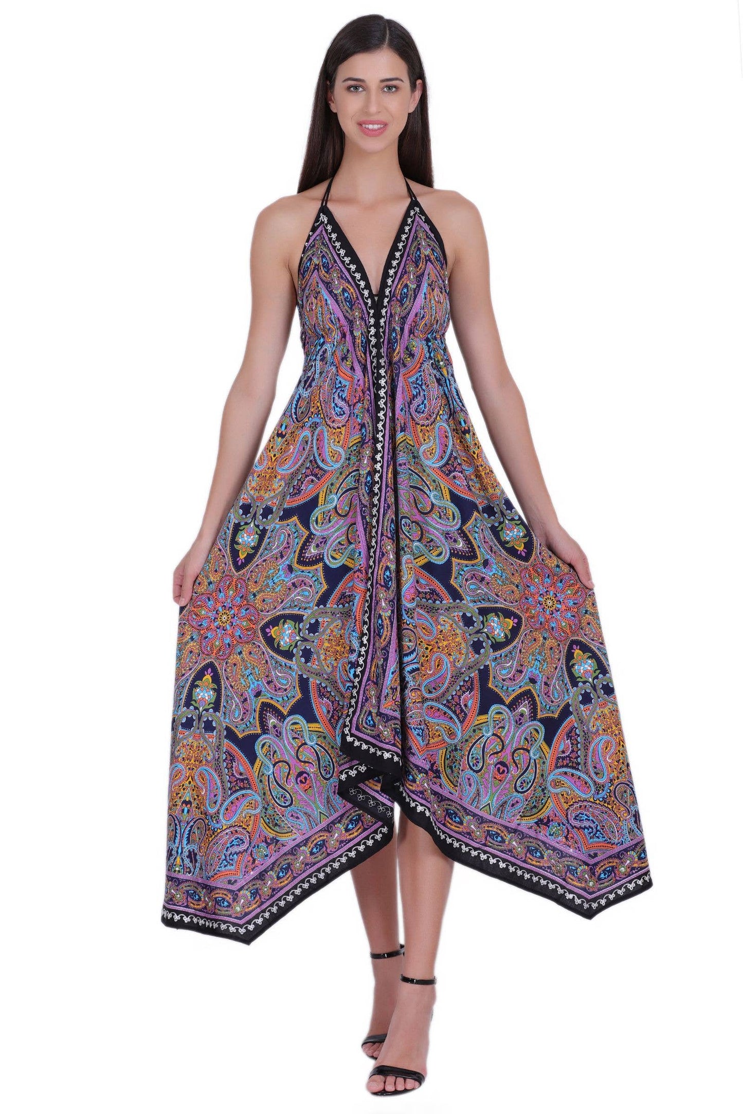Scarf Halter Dress