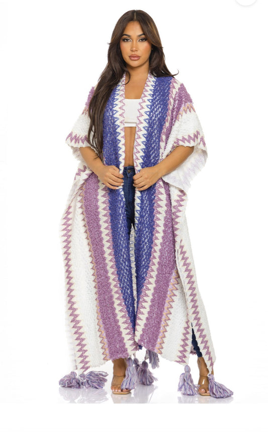 Dana Boho Knit Kimono
