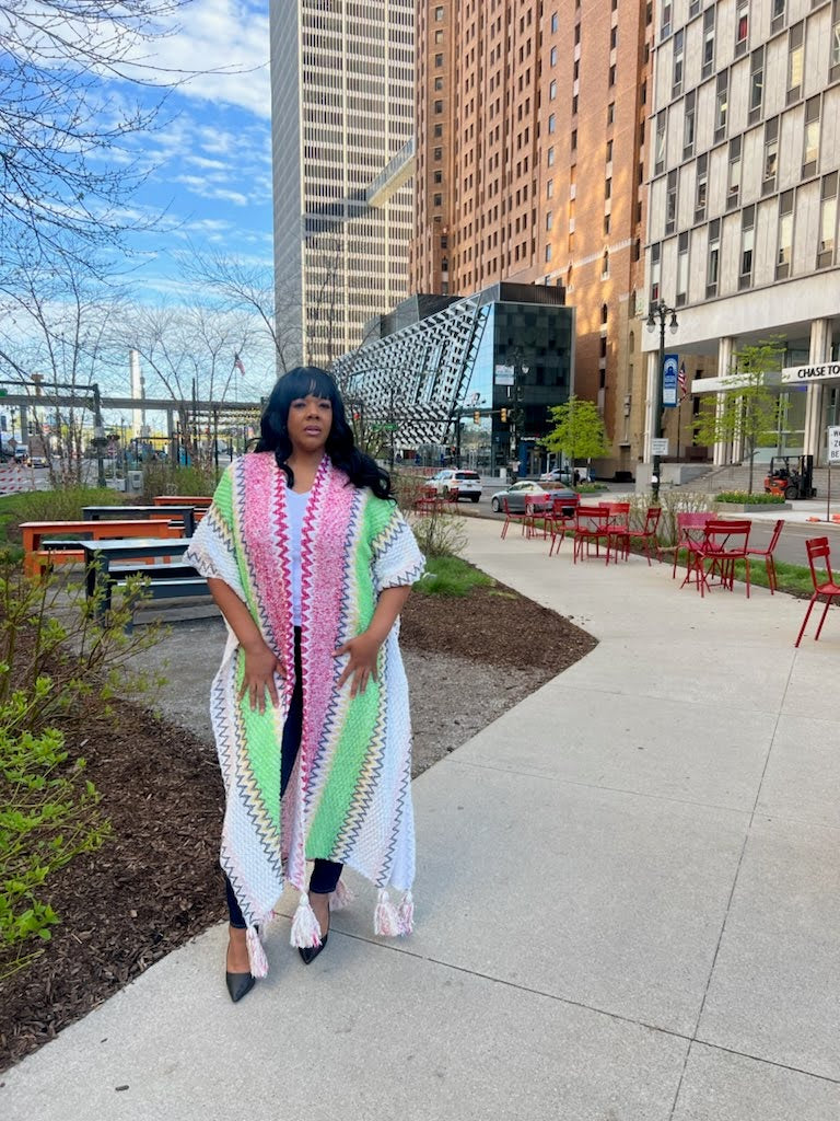 Dana Boho Knit Kimono