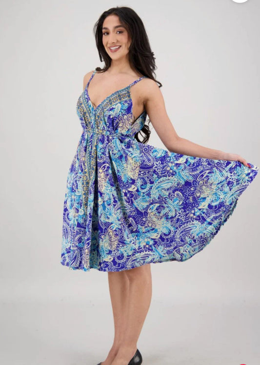 Paisley Day Dress