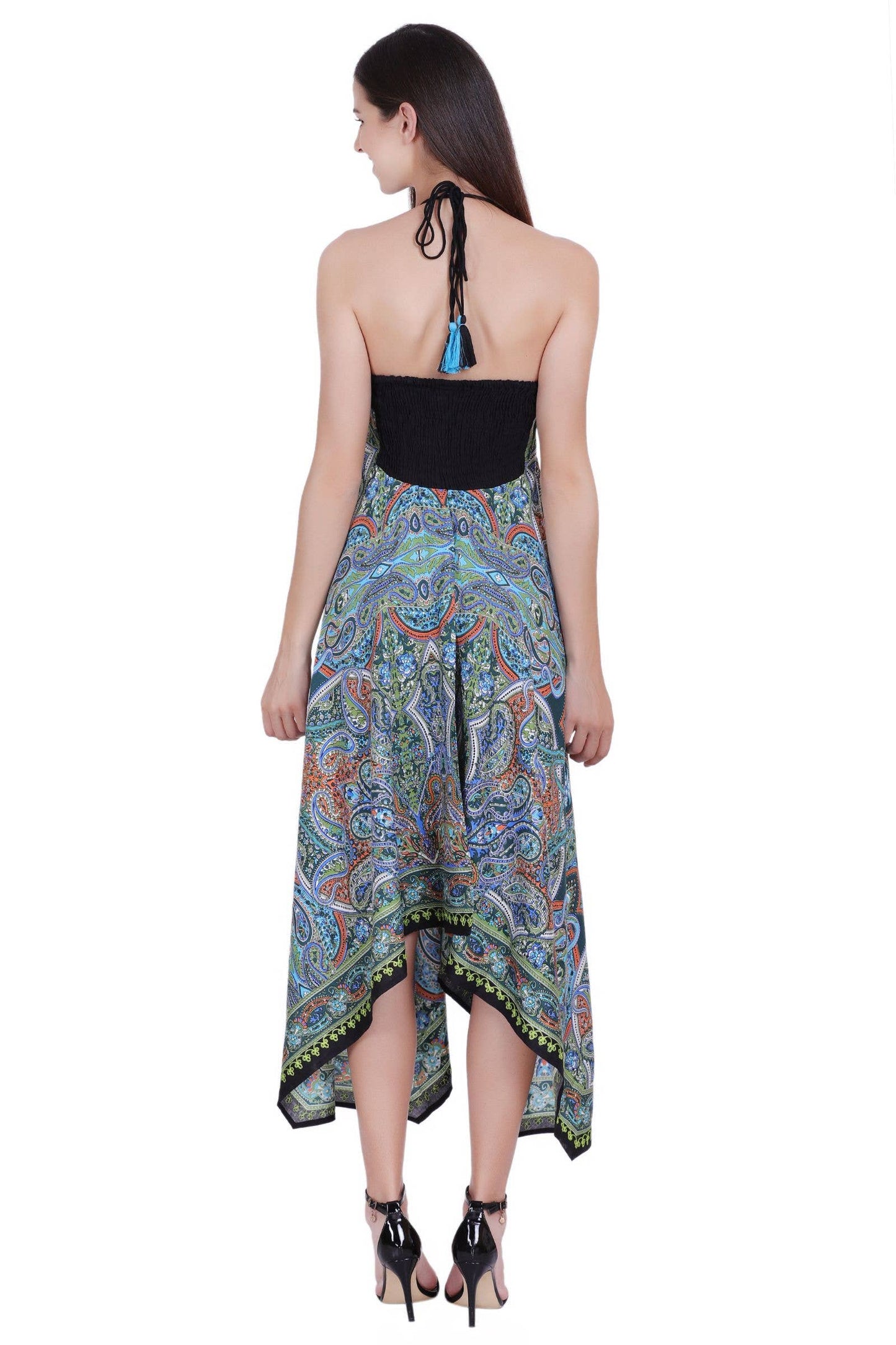 Scarf Halter Dress