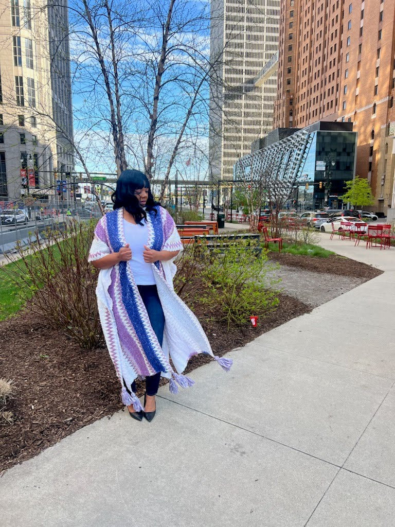 Dana Boho Knit Kimono