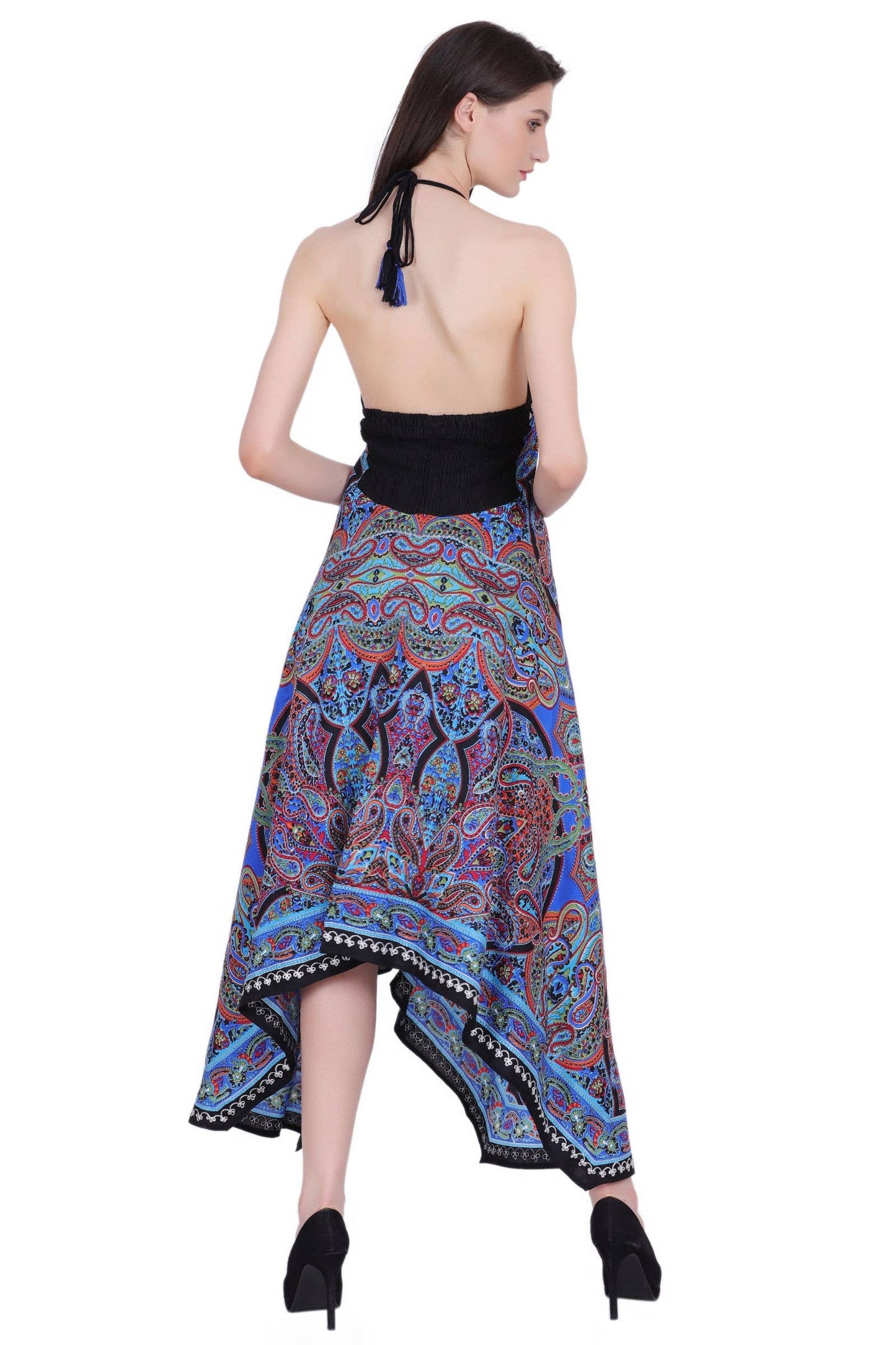 Scarf Halter Dress