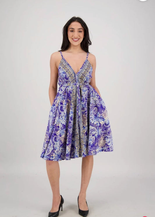 Paisley Day Dress