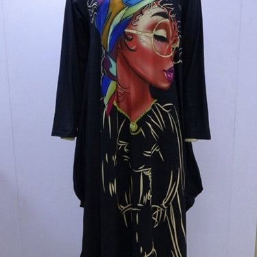 The Nubian Umbrella Dress