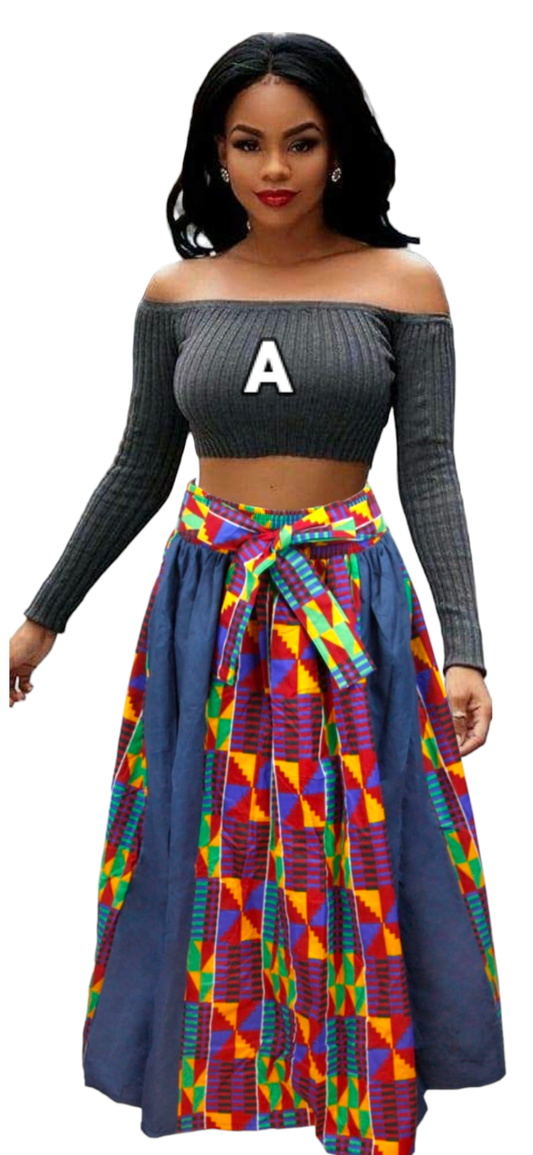 Printed Maxi Skirts