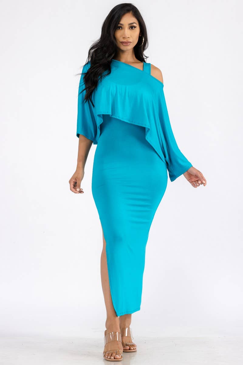 Double Layer Maxi Dress
