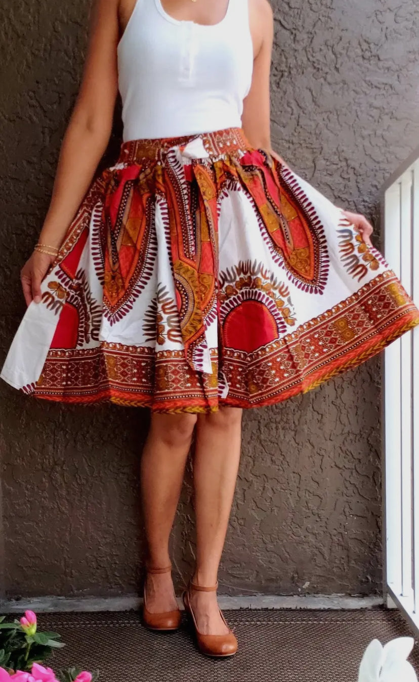 Midi African Skirts