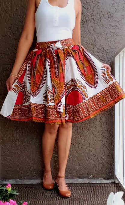 Midi African Skirts