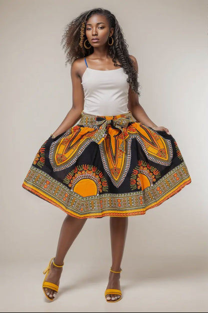 Midi African Skirts