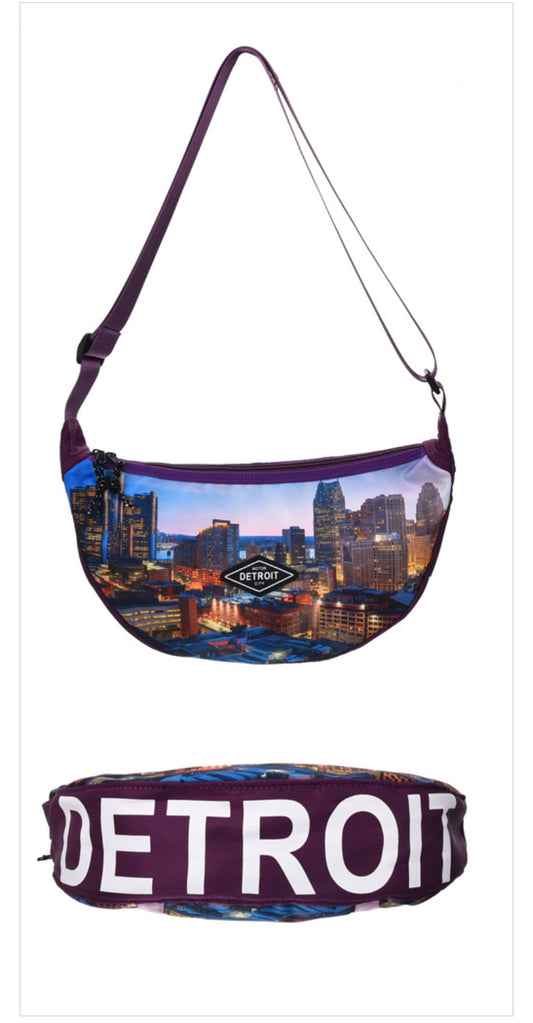 Detroit Skyline Crossbody