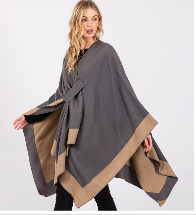 Elegant Ruana Loop Shawl