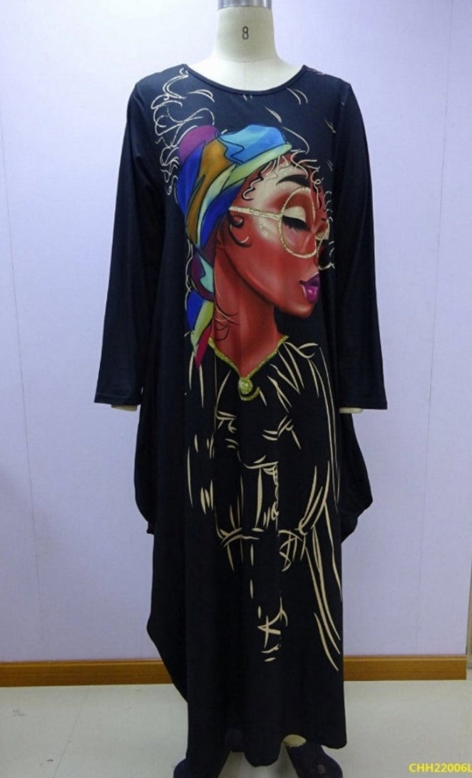 The Nubian Bubble Dress