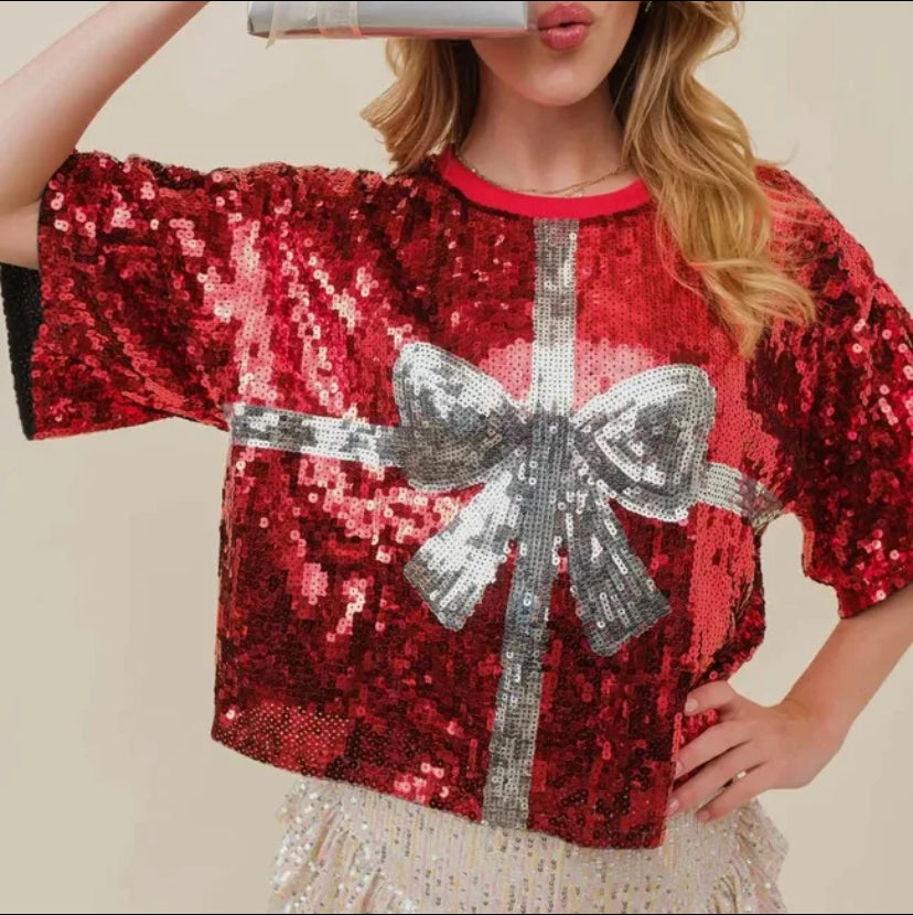 Christmas Sequin Tops