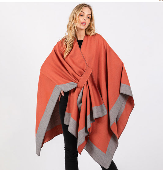 Elegant Ruana Loop Shawl