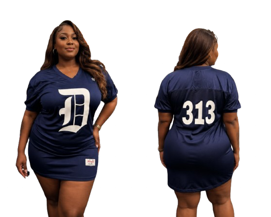 Detroit Jersey Dress