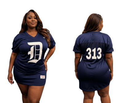 Detroit Jersey Dress