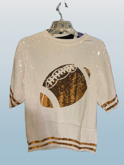 Game Day Sequin Shirt Dress Long