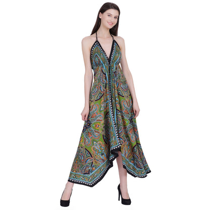Scarf Halter Dress