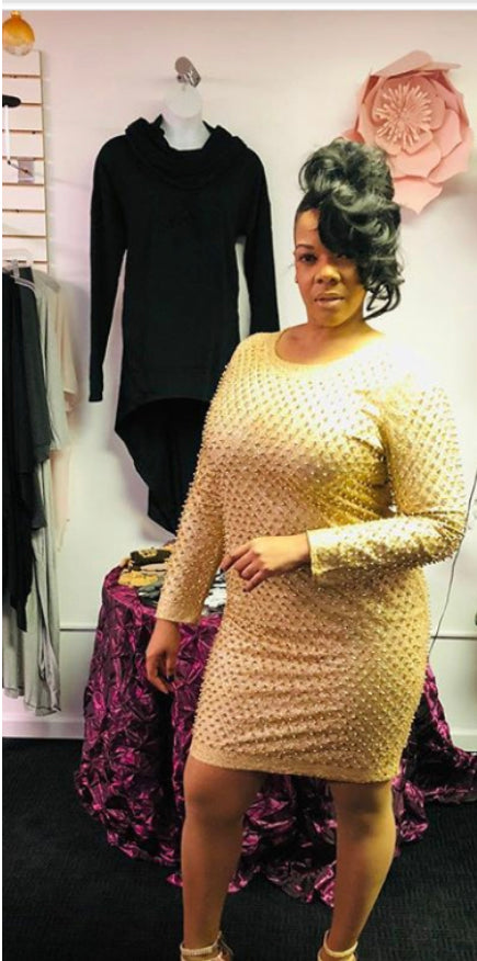 Pearl Glitter Dress