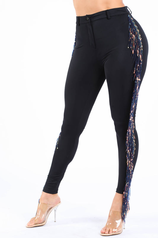 Shingle Sequin Pants