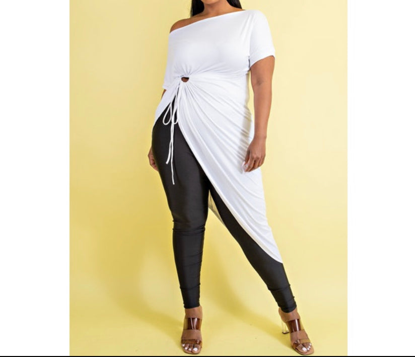 Asymmetrical Shoulder Top