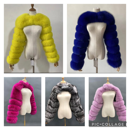 Faux Fur Sleeve
