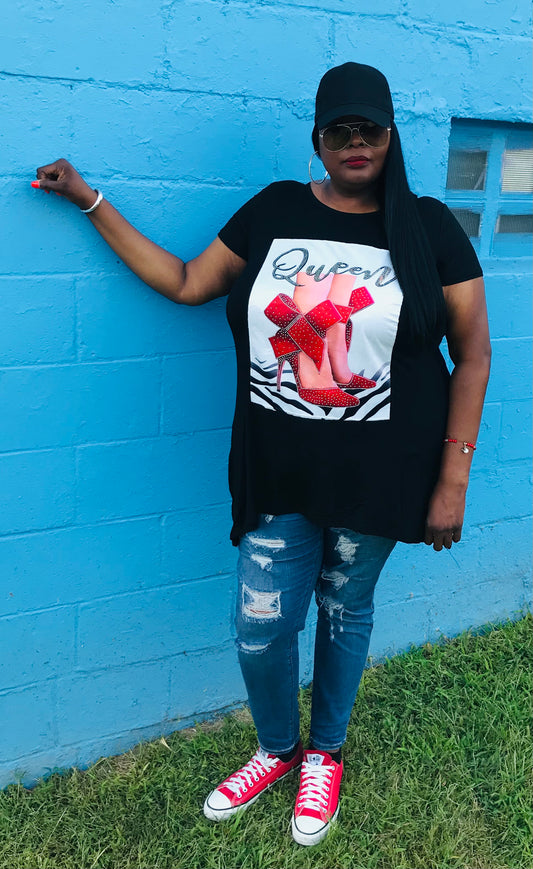 Graphic Tunic Tee Shirt