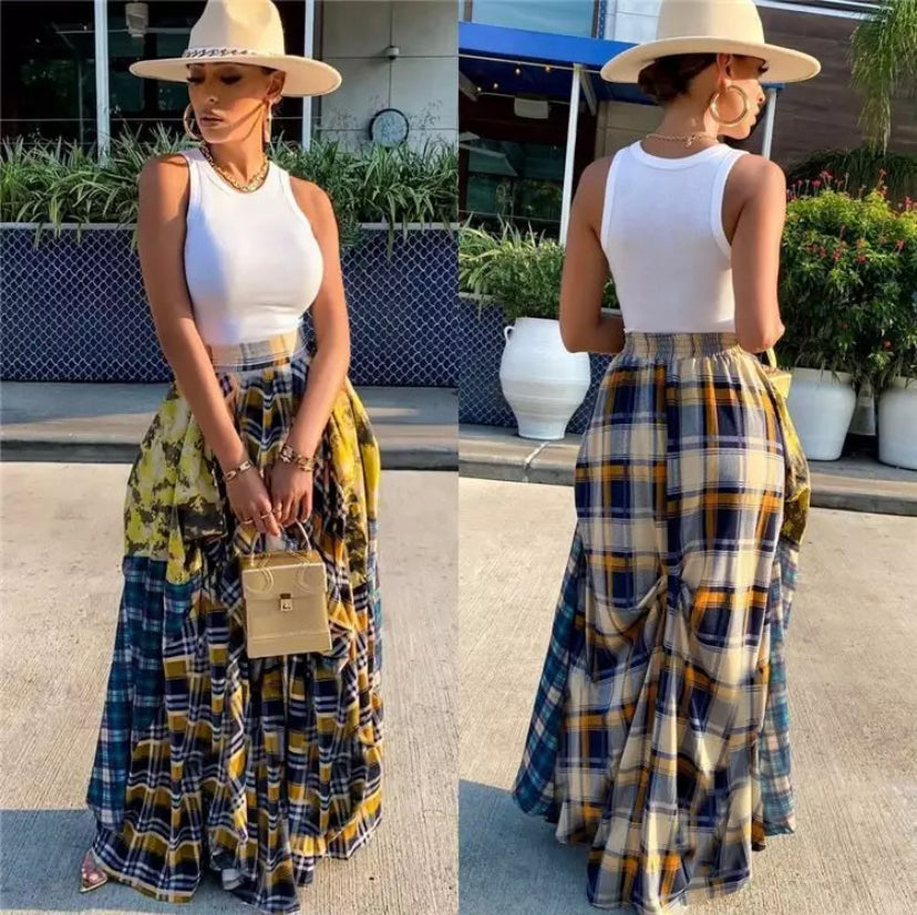 Patchwork Maxi Skirts