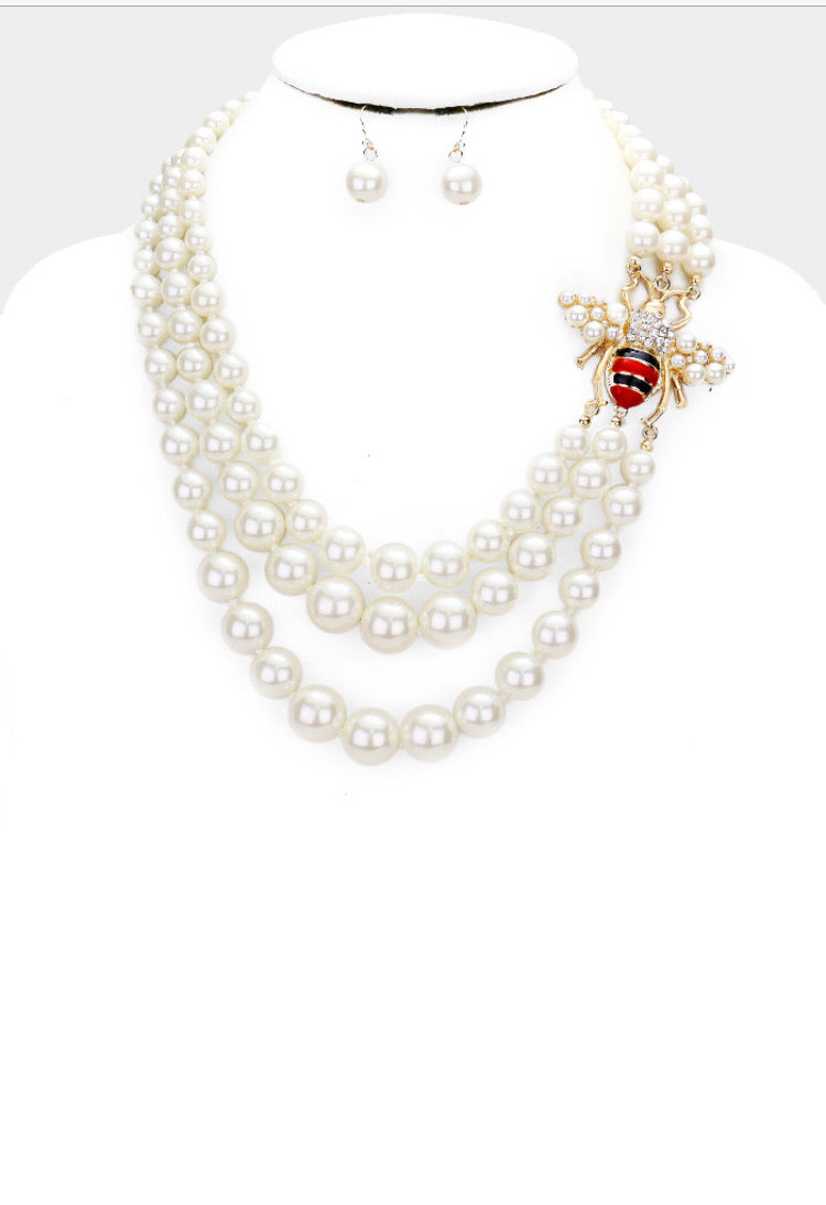 Bee Pearl Set