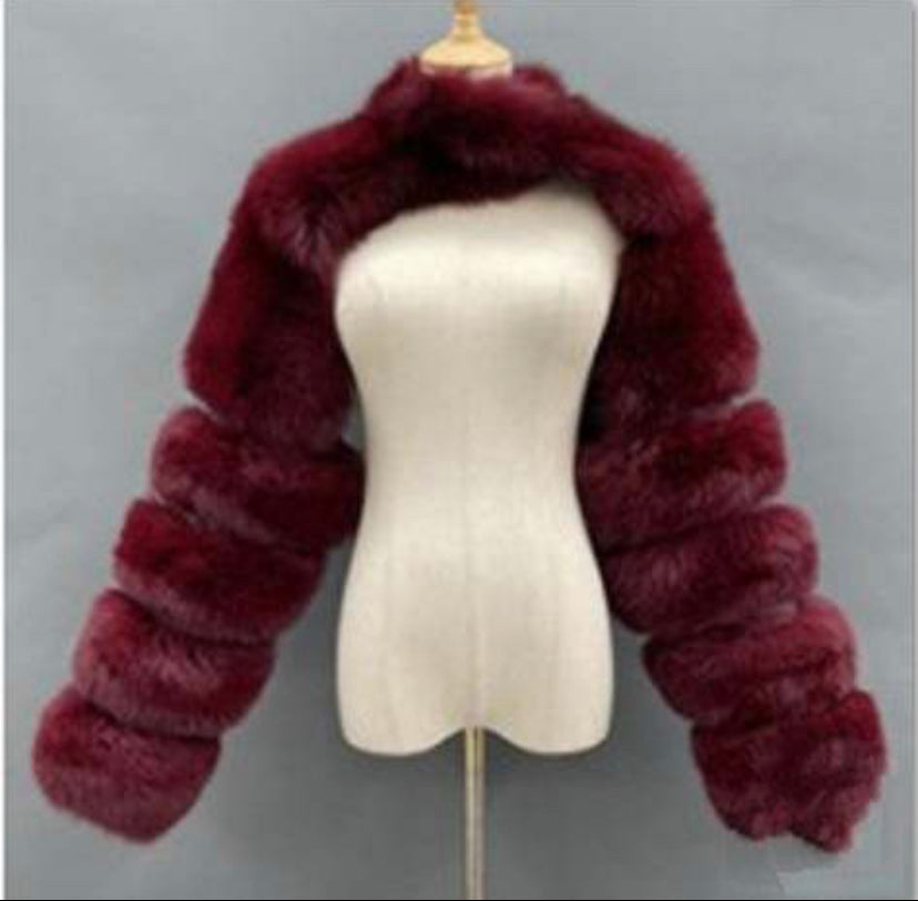 Faux Fur Sleeve