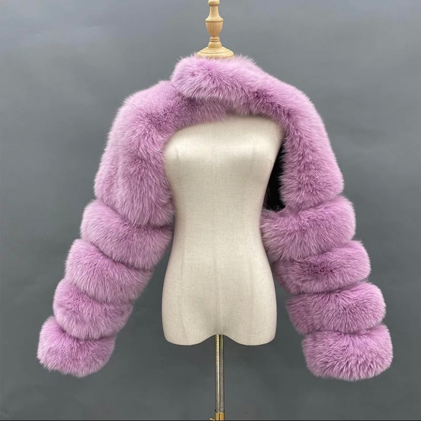 Faux Fur Sleeve