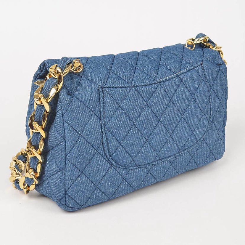 Denim Quilted Bag
