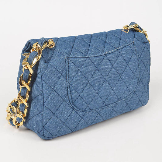 Denim Quilted Bag