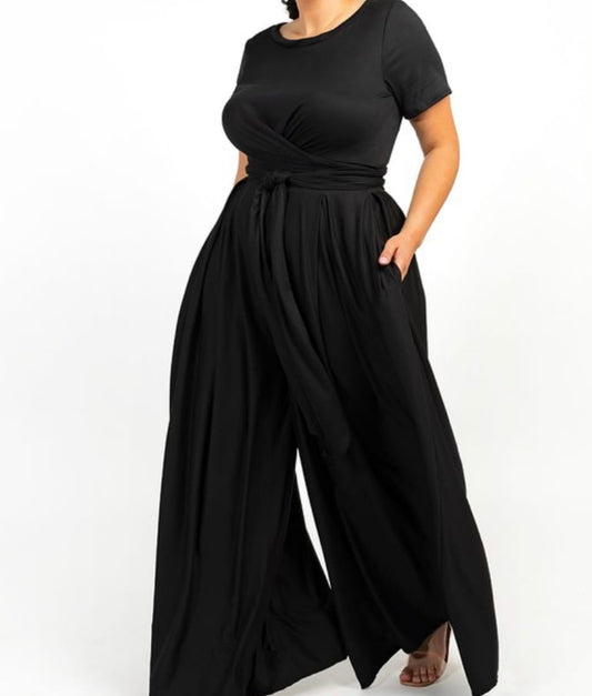 Wrap Around Palazzo Pants Set
