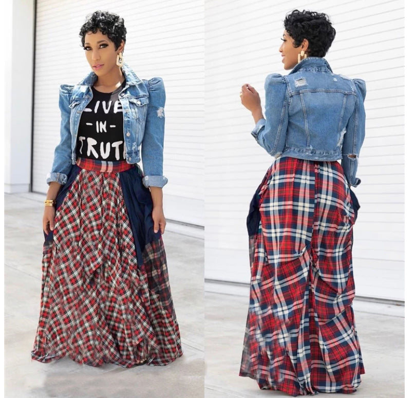 Patchwork Maxi Skirts