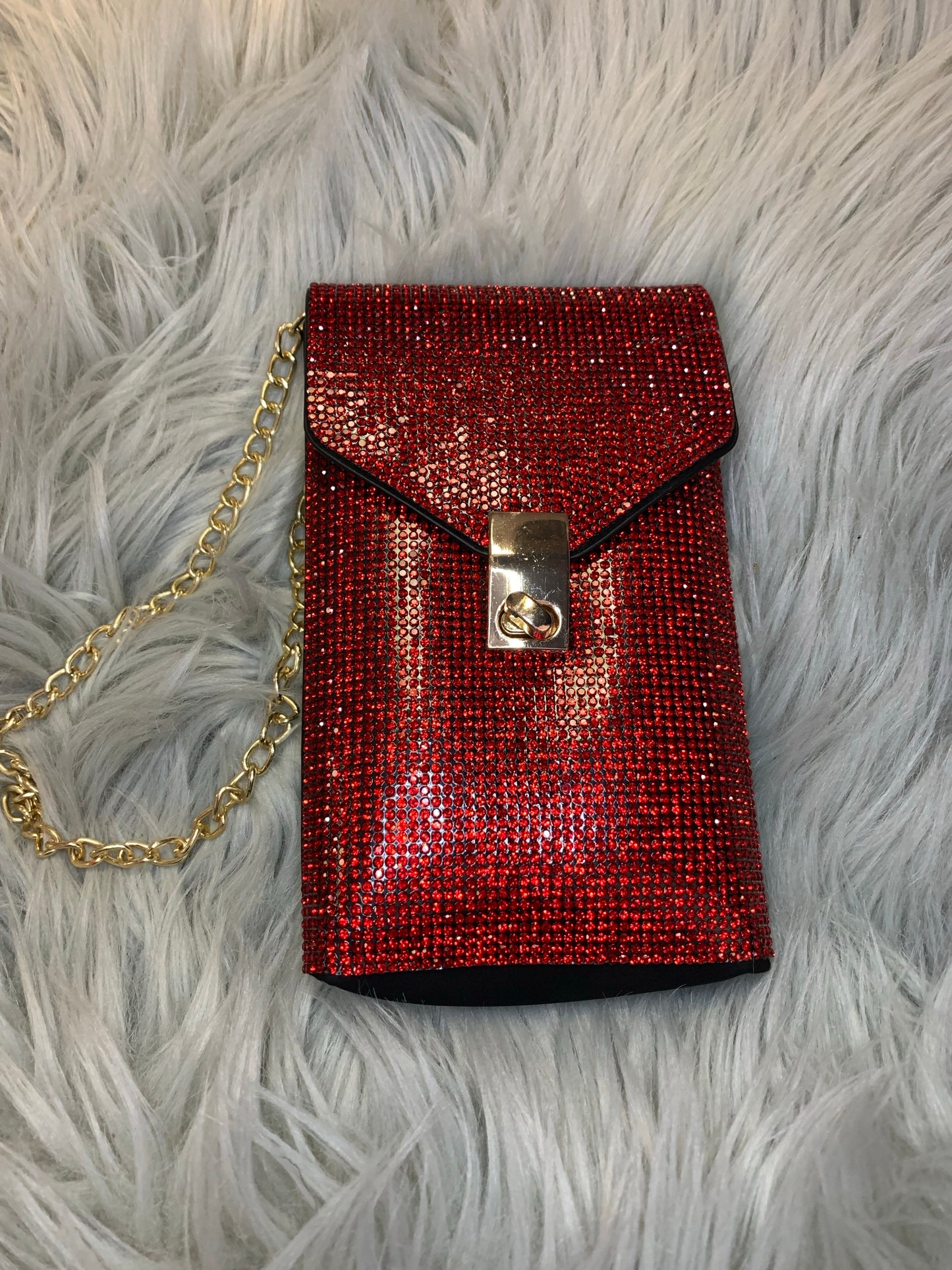 Bling Cell Phone Crossbody Bag