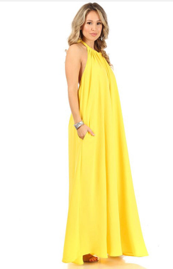 Halter Maxi Dress