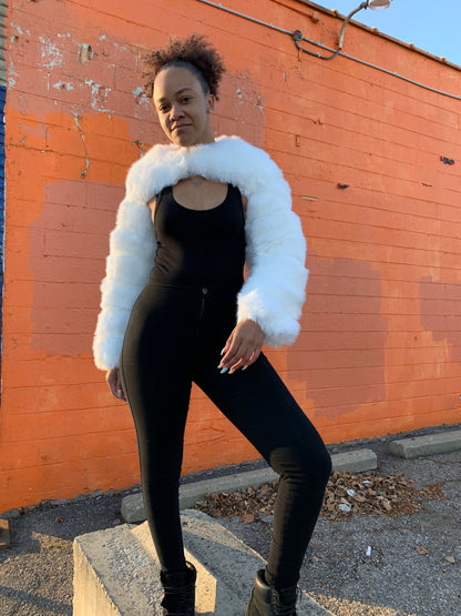Faux Fur Sleeve