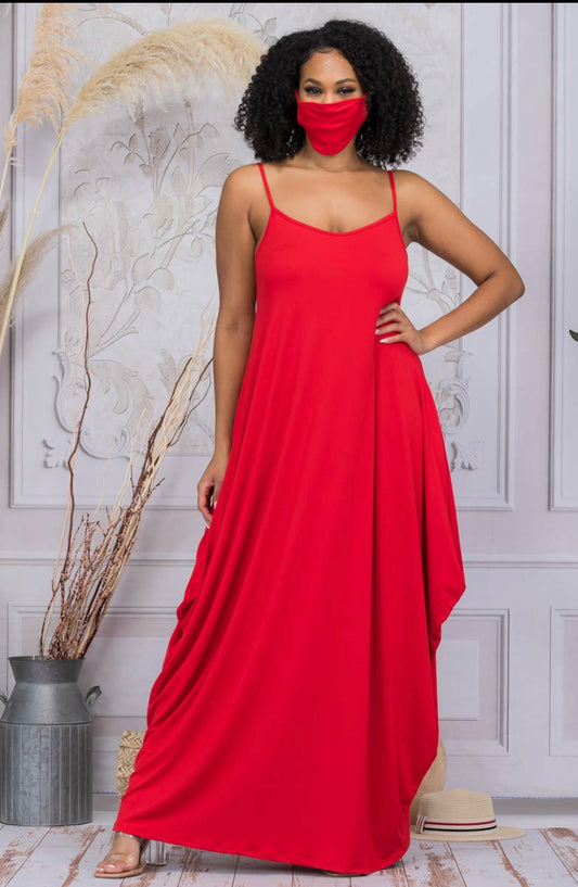Spaghetti Strap Maxi Dress